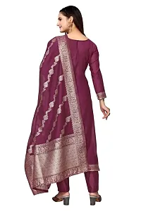 Classic Banarasi Silk Dress Material With Dupatta-thumb2