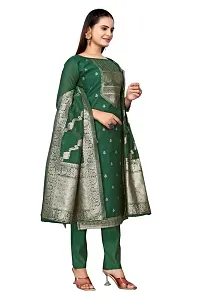 Classic Banarasi Silk Dress Material With Dupatta-thumb3