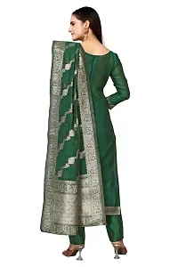 Classic Banarasi Silk Dress Material With Dupatta-thumb2