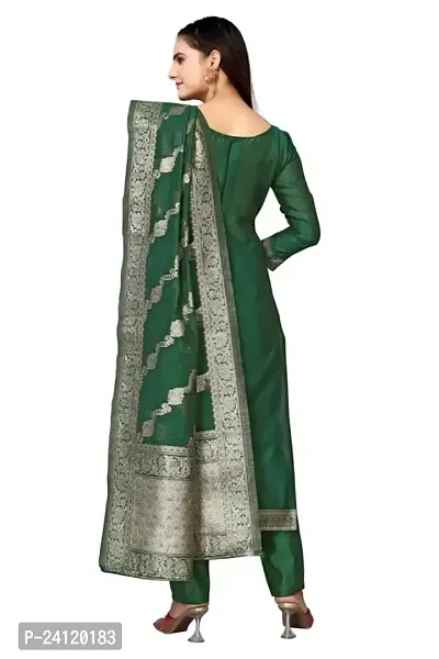 Classic Banarasi Silk Dress Material With Dupatta-thumb3