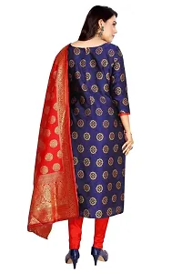 Classic Banarasi Silk Dress Material With Dupatta-thumb2