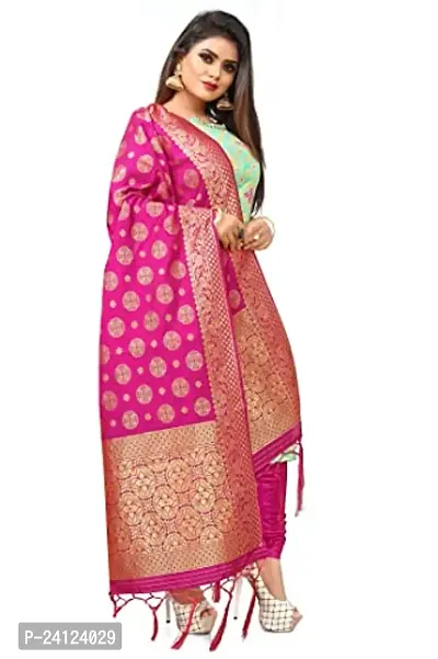 Classic Banarasi Silk Dress Material With Dupatta-thumb3