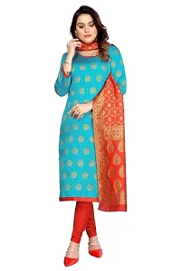 Classic Banarasi Silk Dress Material With Dupatta-thumb3