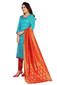 Classic Banarasi Silk Dress Material With Dupatta-thumb2