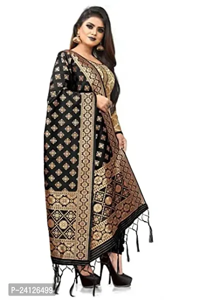 Classic Banarasi Silk Dress Material With Dupatta For Women-thumb3