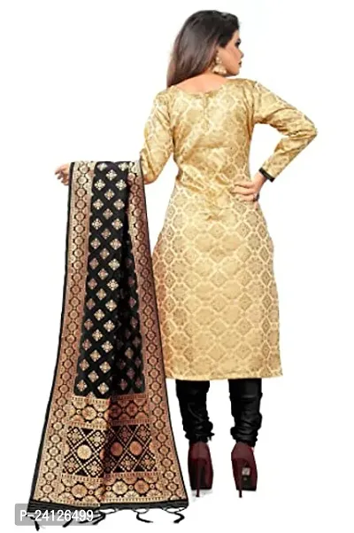 Classic Banarasi Silk Dress Material With Dupatta For Women-thumb2