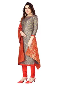 Classic Banarasi Silk Dress Material With Dupatta For Women-thumb2