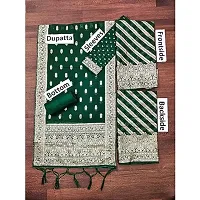 Classic Jacquard  Banarasi Silk Dress Material With Dupatta For Women-thumb2