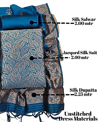 Classic Banarasi Silk Dress Material with Dupatta for Women-thumb1