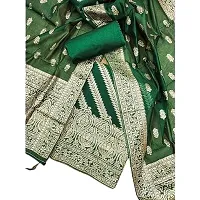 Classic Banarasi Silk Jacquard Dress Material with Dupatta for Women-thumb2