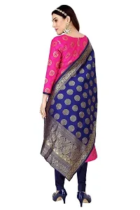 Classic Banarasi Silk Jacquard Dress Material with Dupatta for Women-thumb2