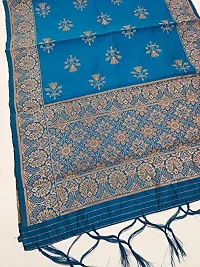 Classic Banarasi Silk Dress Material with Dupatta-thumb4