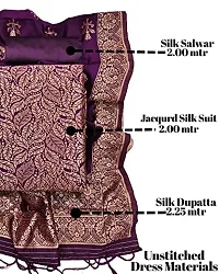 Classic Banarasi Silk Dress Material with Dupatta-thumb2