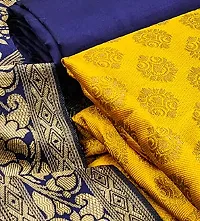 Classic Banarasi Silk Dress Material with Dupatta-thumb2