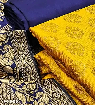 Classic Banarasi Silk Dress Material with Dupatta-thumb3