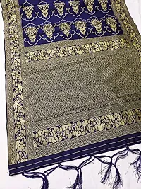 Classic Banarasi Silk Dress Material with Dupatta-thumb3