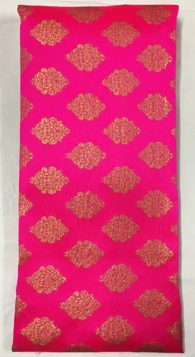 Stylish Banarasi Silk Jacquard Unstitched Fabric