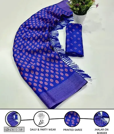 Stylish Brasso Saree With Blouse Piece For Women