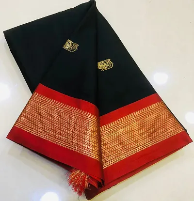 Alluring Cotton Silk Saree with Blouse piece 