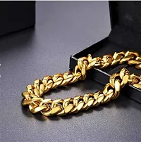Most Selling Latest Trending Gold Plated Chain Golden Brass Crystal Chain For Men-thumb1