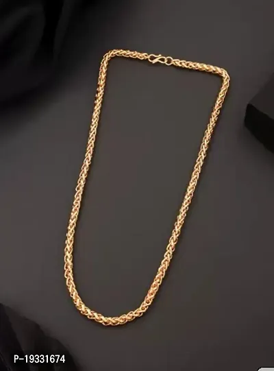 Most Selling Latest Trending Gold Plated Chain Golden Brass Crystal Chain For Men-thumb3