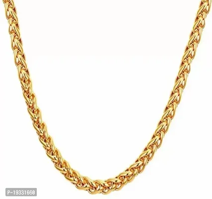 Trending Excluisve Golden Brass Crystal Chain For Men-thumb2