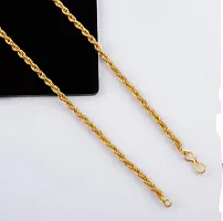 Most Selling Latest Trending Gold Plated Chain Golden Brass Crystal Chain For Men-thumb1