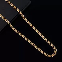 Trendy Stylish Necklace Chain For Men, Boys, Women and Girls, Latest Chains, Gold Chains, plated Alloy Chain,-thumb1