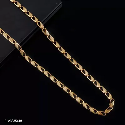 Trendy Stylish Necklace Chain For Men, Boys, Women and Girls, Latest Chains, Gold Chains, plated Alloy Chain,-thumb2