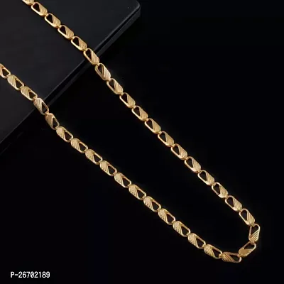 Designer Golden Chain For Men, Latest Selling Trending, Party wear Gold Chain,-thumb2