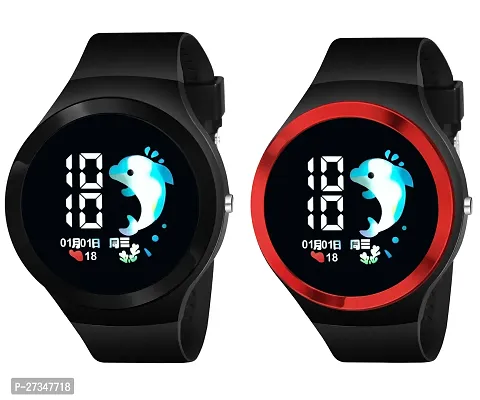 Classy Digital Watches for Kids, Pack of 2