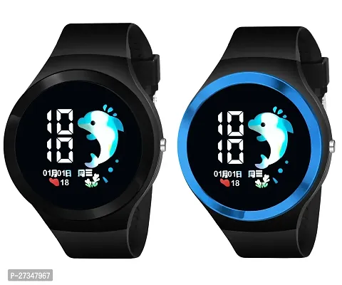 Classy Digital Watches for Kids, Pack of 2