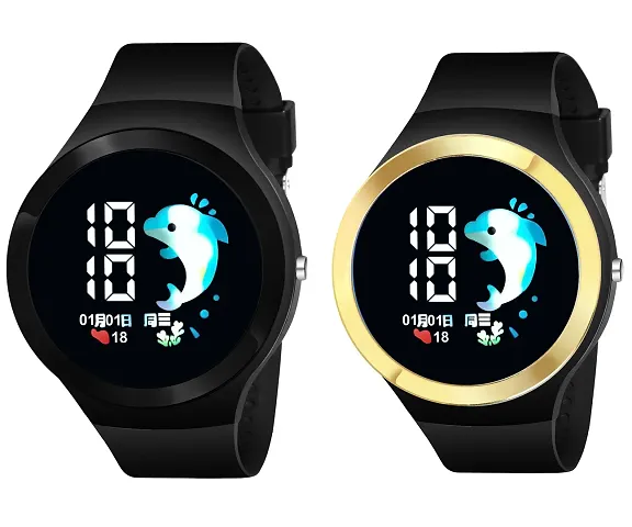 Classy Digital Watches for Kids, Pack of 2