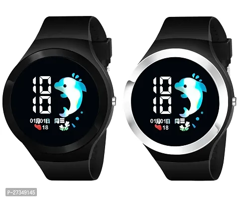 Classy Digital Watches for Kids, Pack of 2