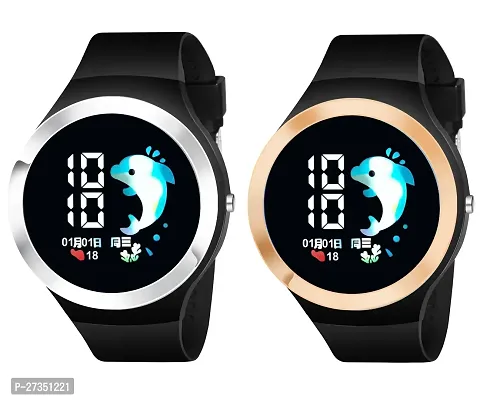 Classy Digital Watches for Kids, Pack of 2