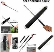Foldable Iron Rod Safety Stick Padded Handle Security Guard for Girls, Self Defense Stick, Telescopic Stick, Foldable Stick, Safety Rod, Walking Stick, Stick for Adults  Girls-thumb2