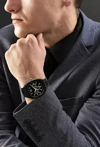 Stylish Fancy Silicone Analog Watches For Men-thumb2
