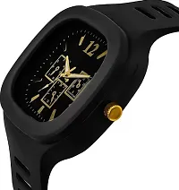 Stylish Fancy Silicone Analog Watches For Men-thumb3