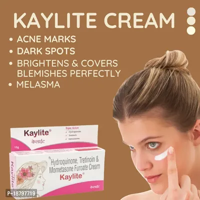 Kaylite Skin Whitening Night Face Cream - Acne Care Face Cream, Face Cream For Oily Skin, Anti Pimple Cream, Face Cream For Women, Face Cream For Men and women 15 gm-thumb2