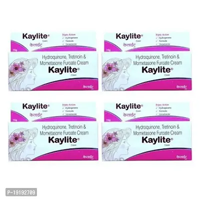 Kaylite Whiting Face Cream Moisturizer for Oily Skin, Dark Spot Removal (Pack of 4) 60 GM