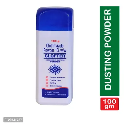 Clofter Dusting Powder  Antifungal Powder 100Gm-thumb0