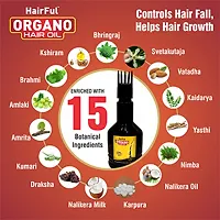 HairFuL ORGANO HAIR OIL-100% AYURVEDIC WITH 15 NATURAL OILS  HERBS FOR HAIR GROWTH Hair Oil(Pack of 1) Hair Oil (120 ml)-thumb1