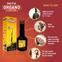 HairFuL ORGANO HAIR OIL-100% AYURVEDIC WITH 15 NATURAL OILS  HERBS FOR HAIR GROWTH Hair Oil(Pack of 1) Hair Oil (120 ml)-thumb3