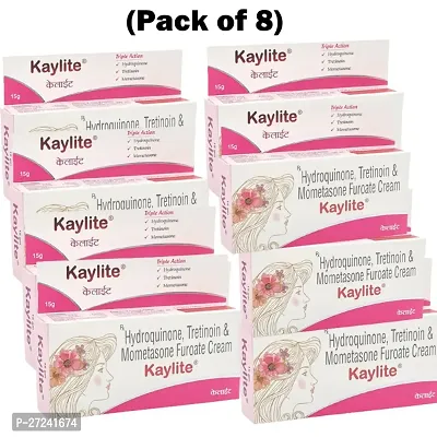 Kaylite Face Cream for Melasma, Dark spots, Pigmentation (Pack of 8) 60 GM Face Cream