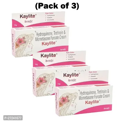 Kaylite Face Cream for Melasma, Dark spots, Pigmentation (Pack of 3) 45 GM Face Cream.