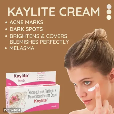 Kaylite Face Cream for Melasma, Dark spots, Pigmentation (Pack of 1) 15 Gm-thumb3