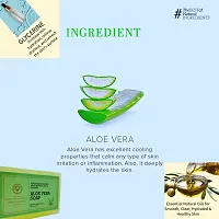 Handmade Aloe Vera Soap Combo Of 2 Pcs Hydrate And Nourishes Skin Natural Soap With Essential Oils Anti Ageing And Anti Septic Soap 125 G X 2-thumb3