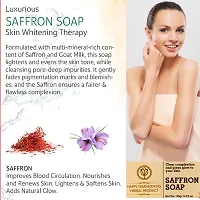 Handmade Saffron Soap Combo Of 2 Pcs Skin Tighening Properties Deeply Moisturizing And Skin Brightening Very Refreshing And Soothing 2 X 125Gm-thumb2