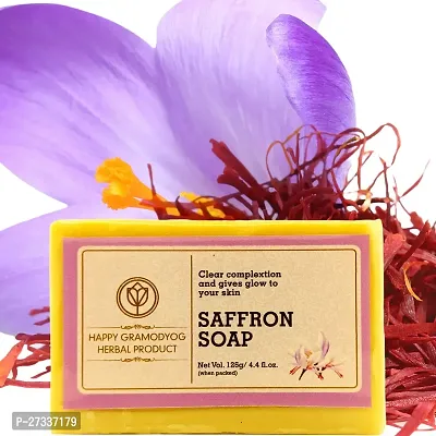 Handmade Saffron Soap Combo Of 2 Pcs Skin Tighening Properties Deeply Moisturizing And Skin Brightening Very Refreshing And Soothing 2 X 125Gm-thumb2