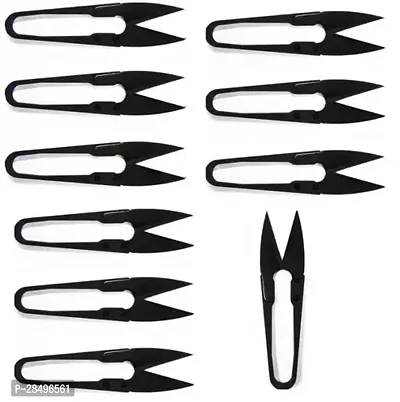 10 PCS THREAD CUTTER FOR BEST QUALITY Handheld Sewing Embroidery Thread Trimmer Cutter Snips Scissors BLACK THREAD CUTTER